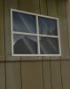 Faux cabin window