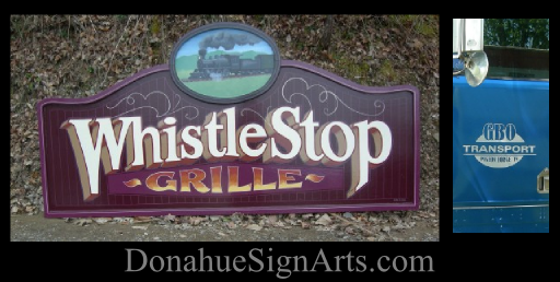 Very old school hand painted sign