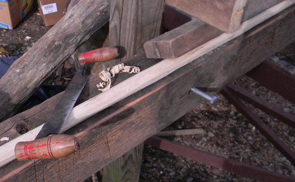 Use the drawknife